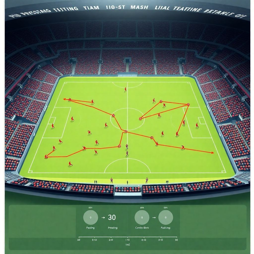Динамика прессинга команд во время матча: как меняется давление на поле