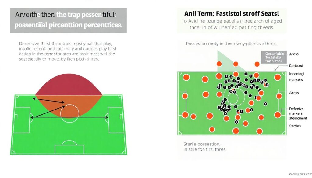 Сражение в центре поля: кто dominирует в разных отрезках - иллюстрация