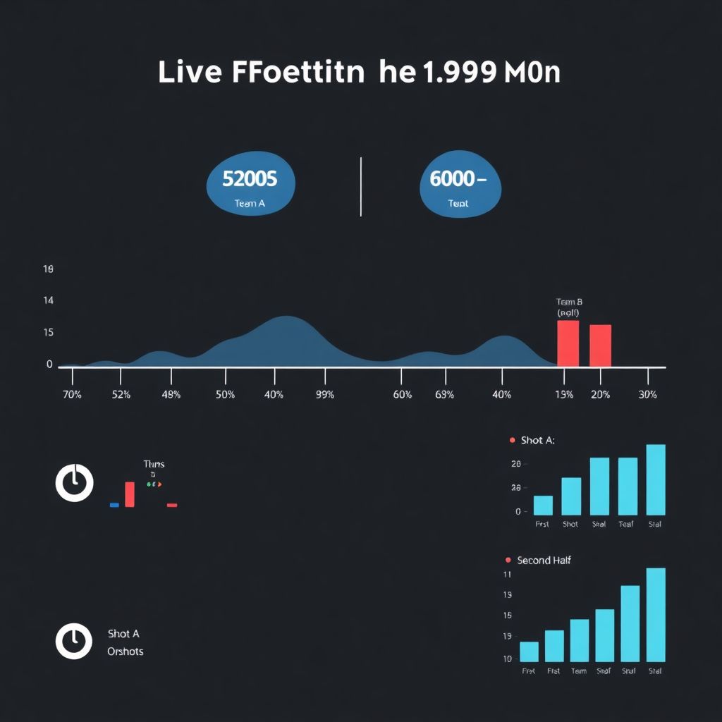 Актуальные статистики матча: владение мячом, удары, фолы онлайн