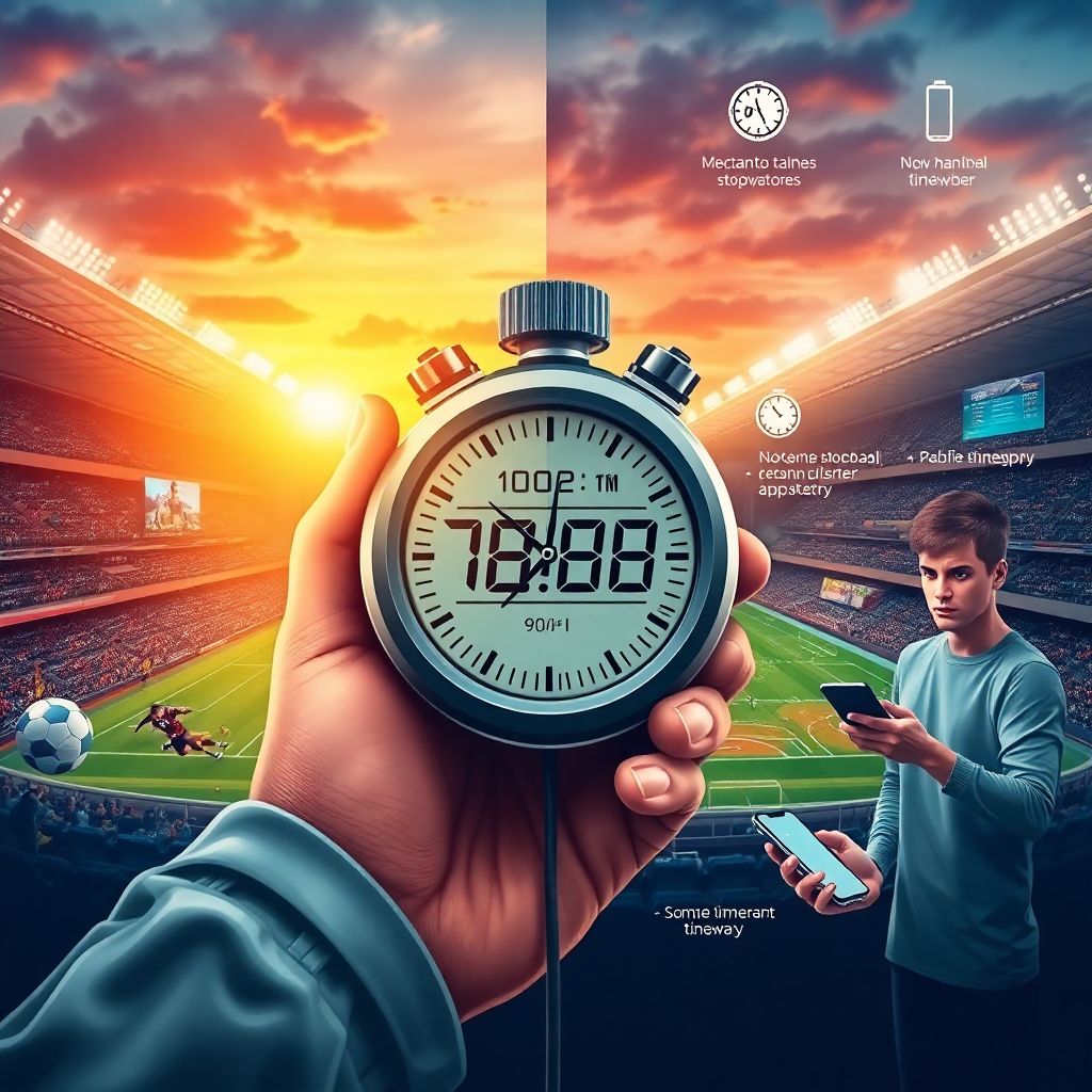 Секундомер матча: как ключевые минуты влияют на ход игры