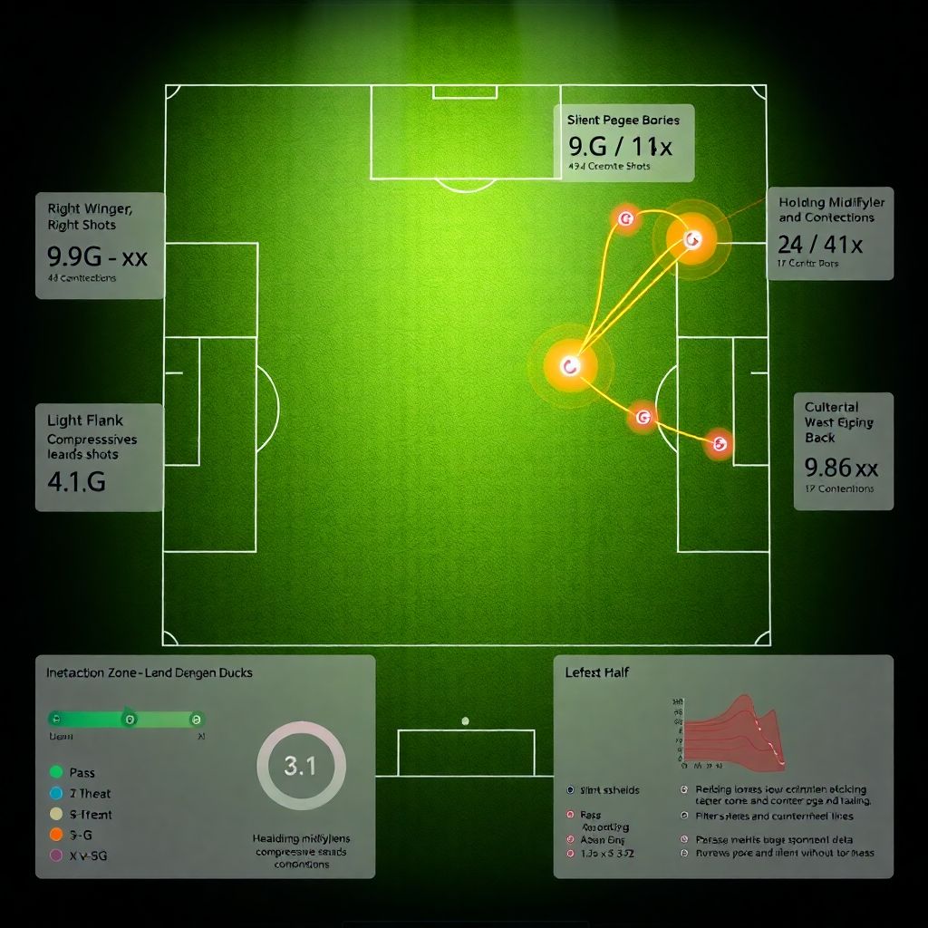 Сопутствующая аналитика по ключевым дуэтам на поле в современном футболе