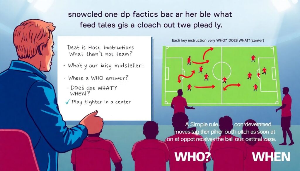 Комментарии тренеров во время пауз между таймами - иллюстрация