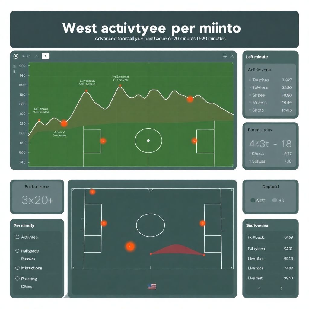 Список самых активных игроков по минутам в футбольных матчах