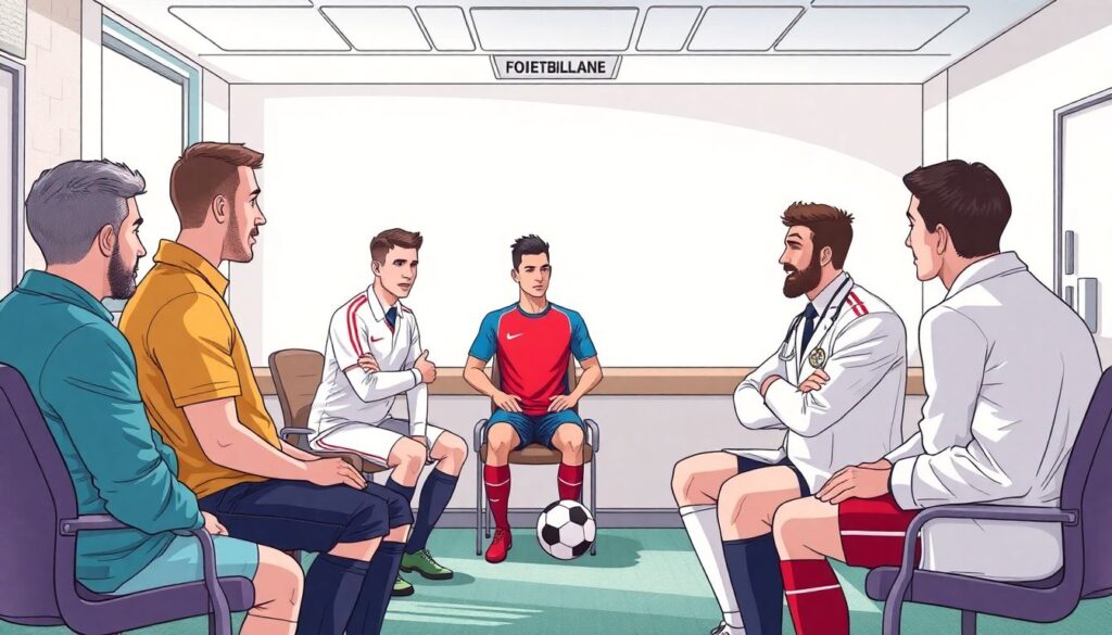 Заметки о травмах и восстановлении игроков после матча - иллюстрация