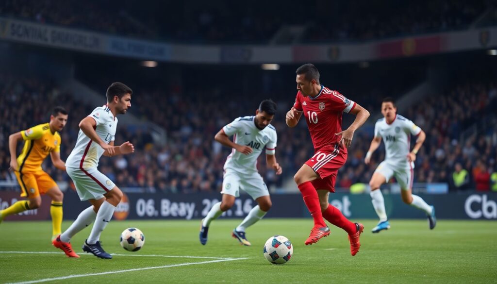 Мгновенные фото и заметки: замены и голы на поле - иллюстрация