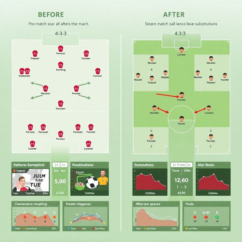 Сравнение состава до матча и после него: ключевые отличия и выводы