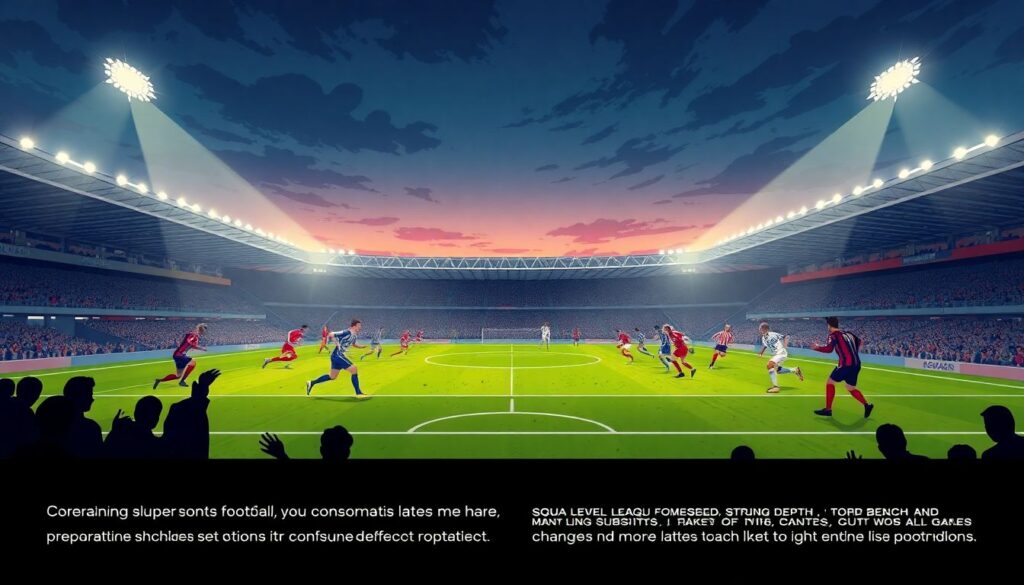 Стратегические перестроения в конце матча - иллюстрация