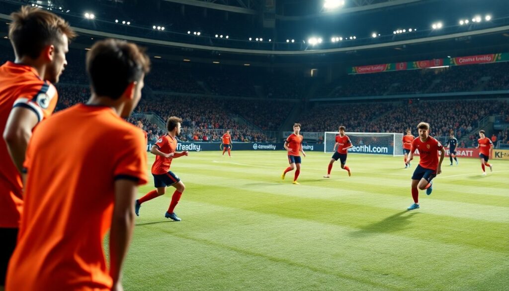 Стратегические перестроения в конце матча - иллюстрация