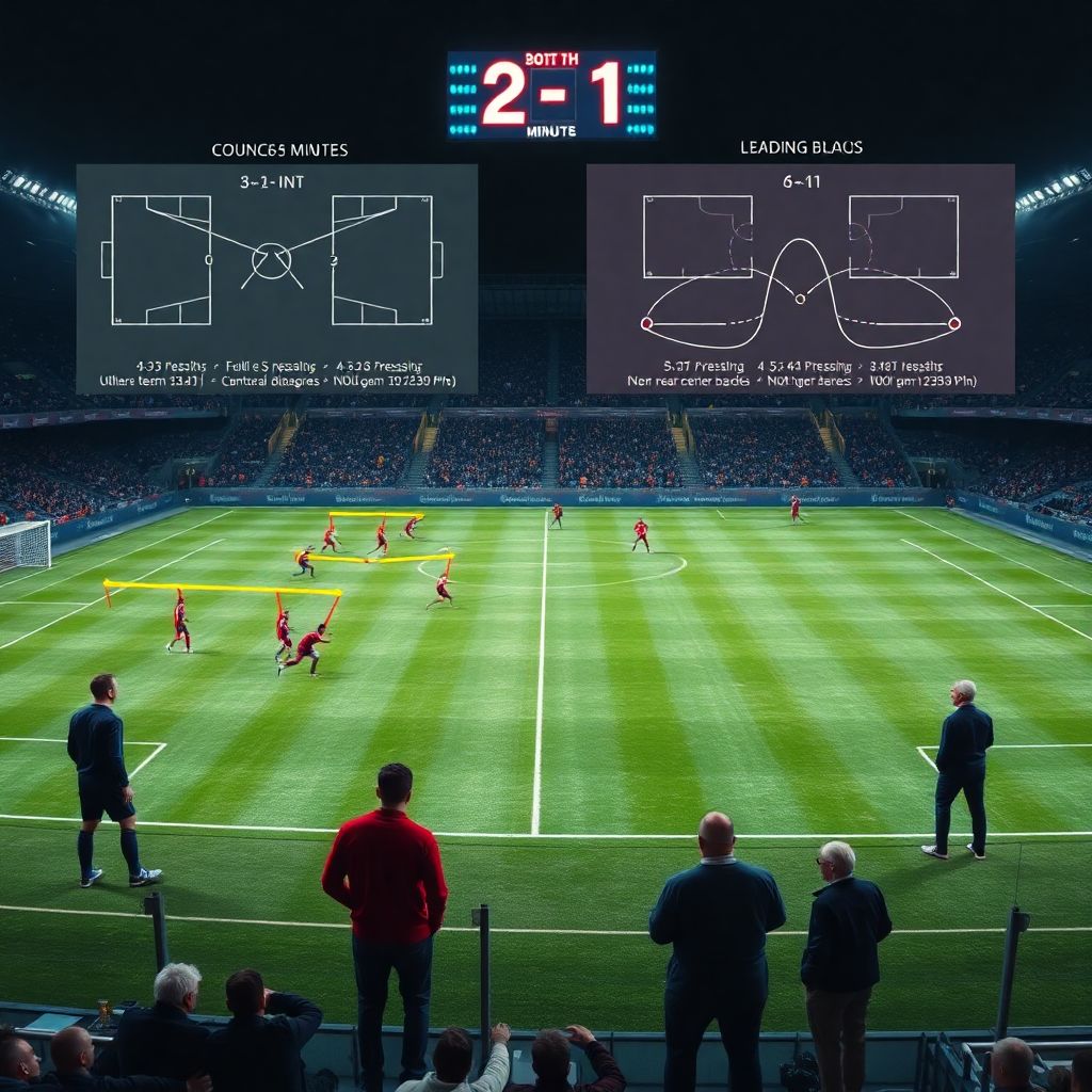 Стратегические перестроения в конце матча: ключ к победе в напряженной концовке
