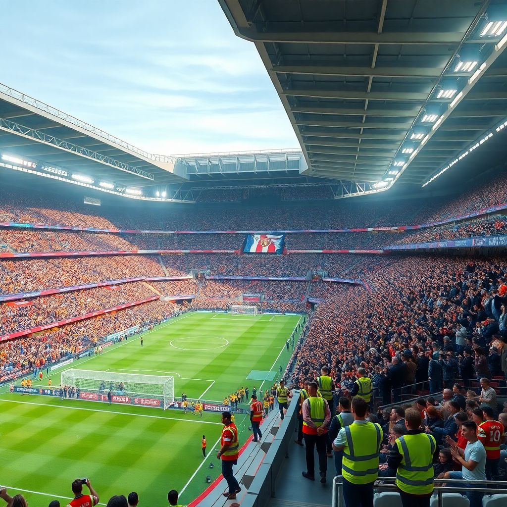 Индикаторы безопасности на стадионе во время матча и их роль в защите зрителей