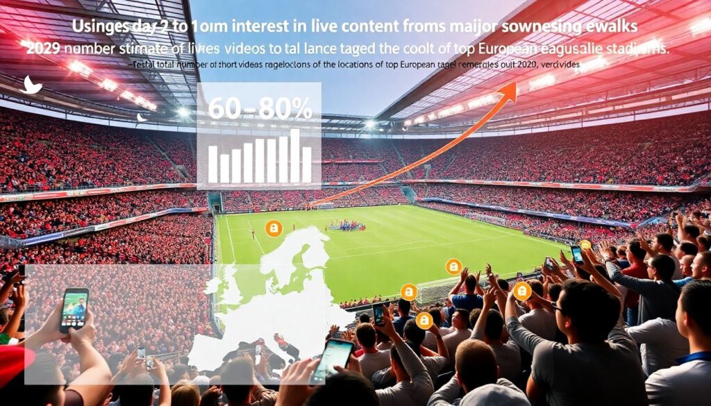 Лайв-истории болельщиков на трибунах - иллюстрация