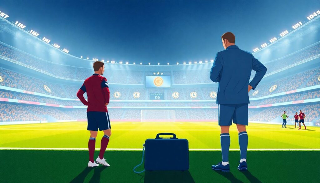 Психологический настрой команды во время замены - иллюстрация