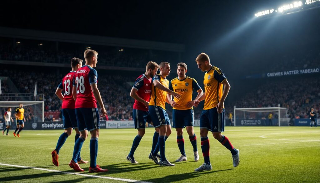 Психологический настрой команды во время замены - иллюстрация