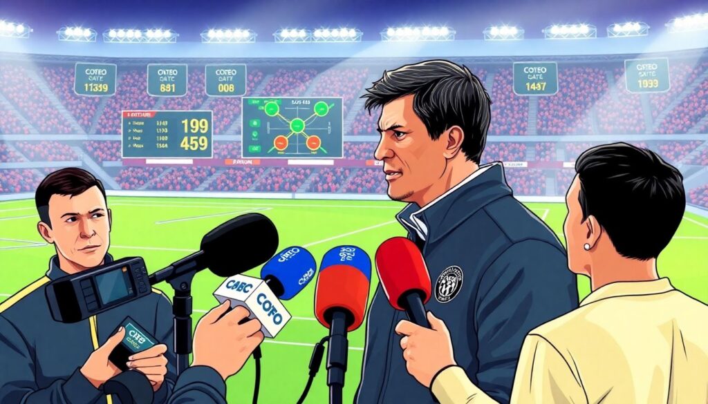 Сводка пресс-конференций перед матчем и после него - иллюстрация