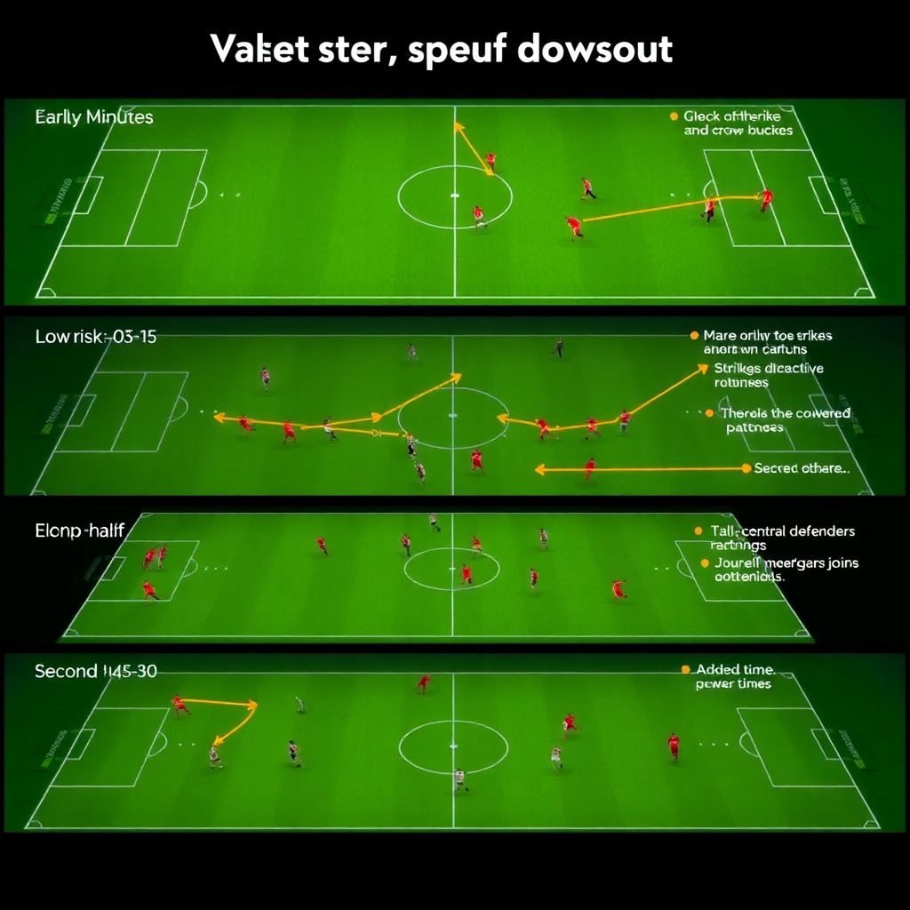 Карта розыгрыша стандарта по минутам в футболе: подробный разбор