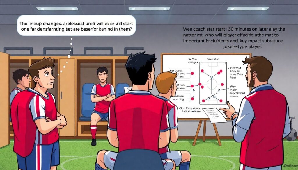 Постоянные обновления состава перед ключевыми эпизодами - иллюстрация