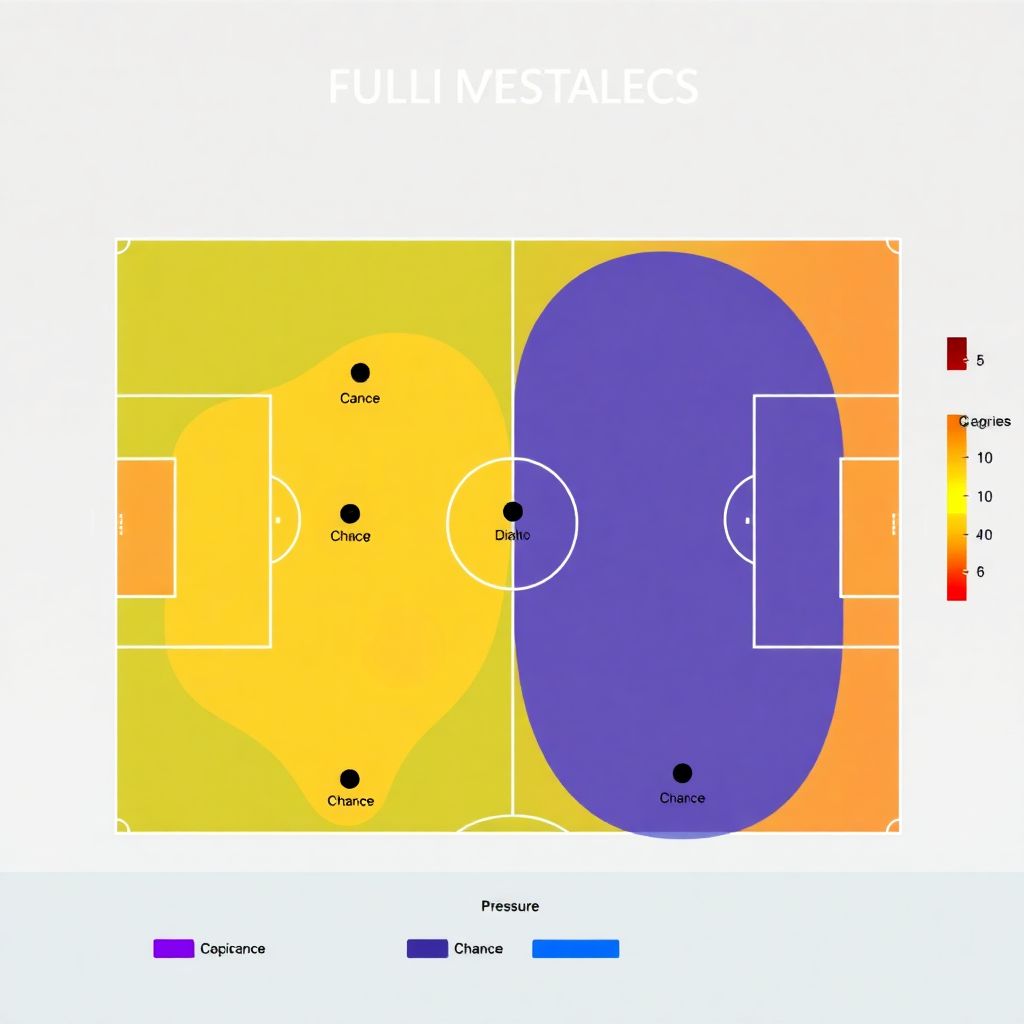 Итоговая карта атаки после финального свистка в футболе