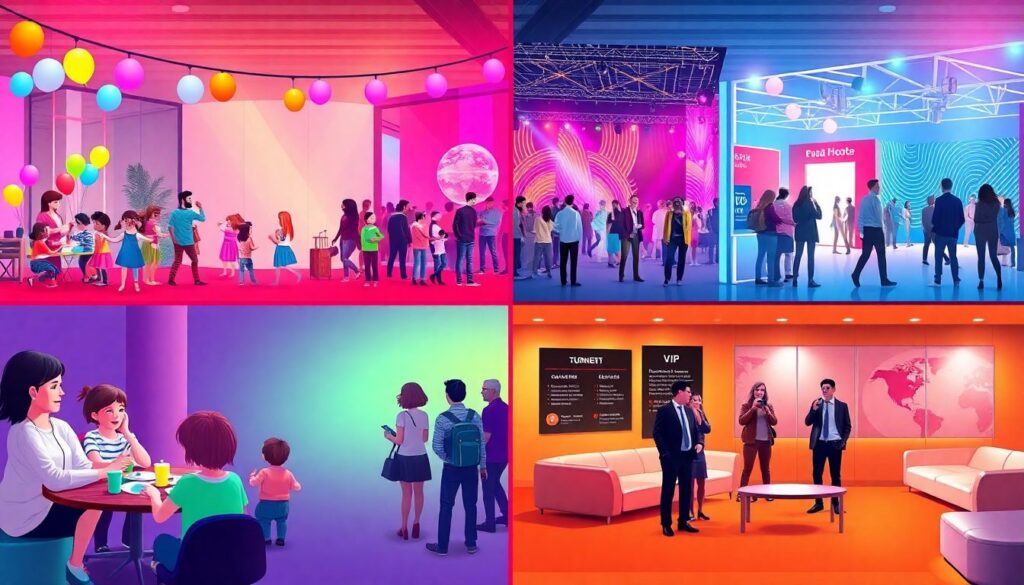 Хроника праздничной атмосферы на стадионе - иллюстрация