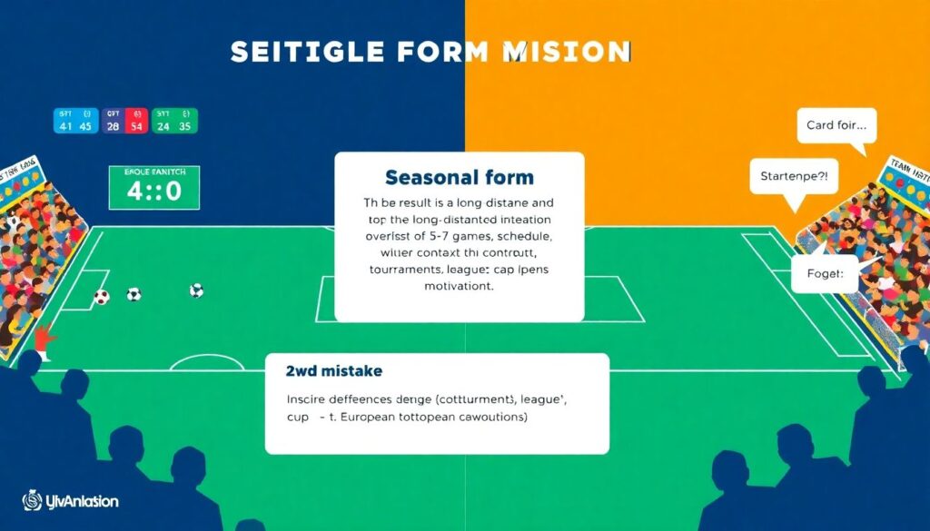 Сводная карта сезонной формы команд - иллюстрация