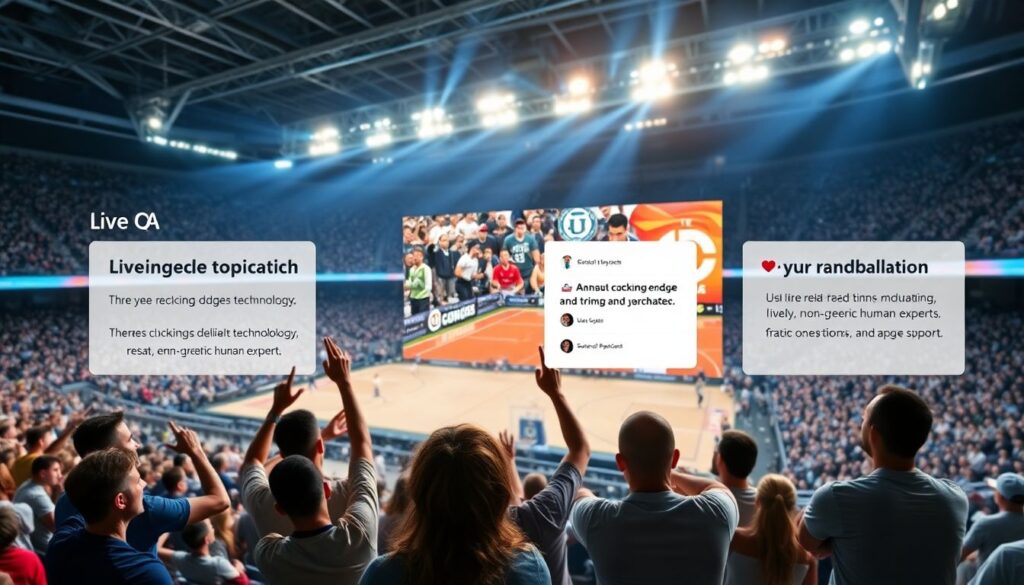 Лайв-ответы на вопросы болельщиков по ходу матча - иллюстрация
