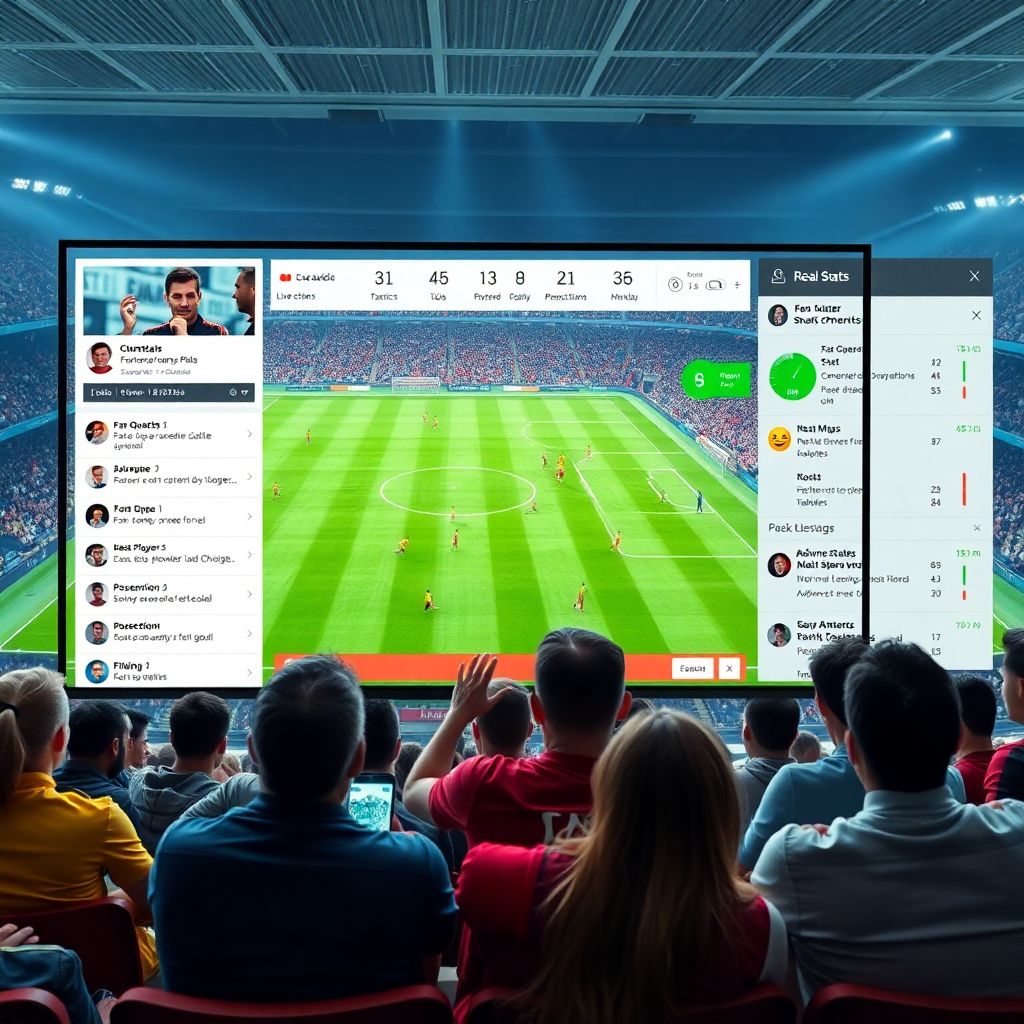 Лайв-ответы на вопросы болельщиков по ходу матча: как это работает