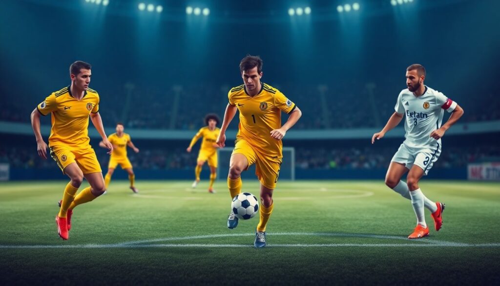 Индикаторы эффективности на поле по минутам - иллюстрация