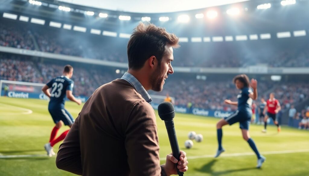 Лента новостей о матче для фанатов - иллюстрация