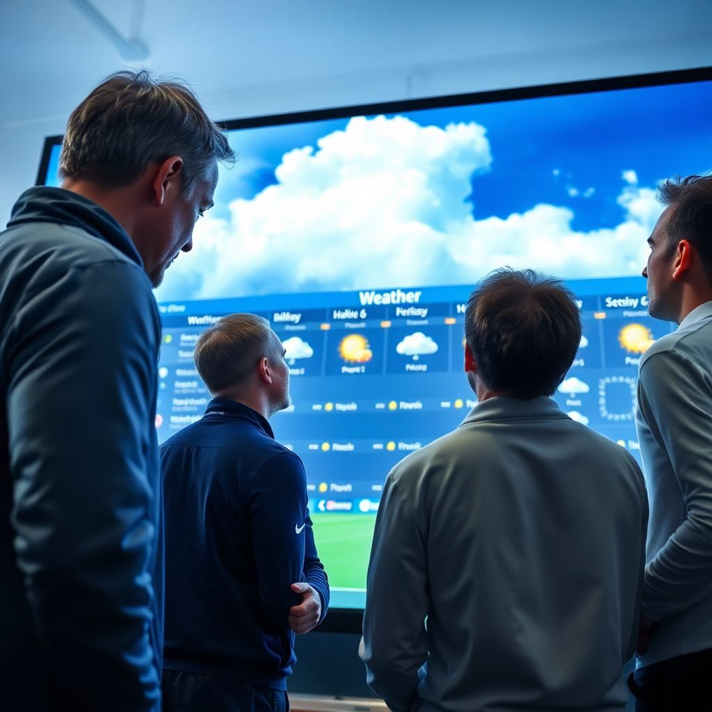 Сводка по влиянию погодных условий на матч и анализ их влияния на игру
