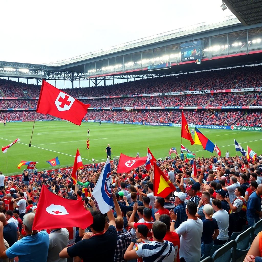 Галерея лайв-кадров с трибун: лучшие моменты матча глазами фанатов