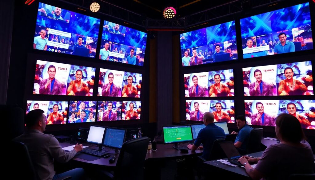 Прямые репортажи с места события без задержек - иллюстрация