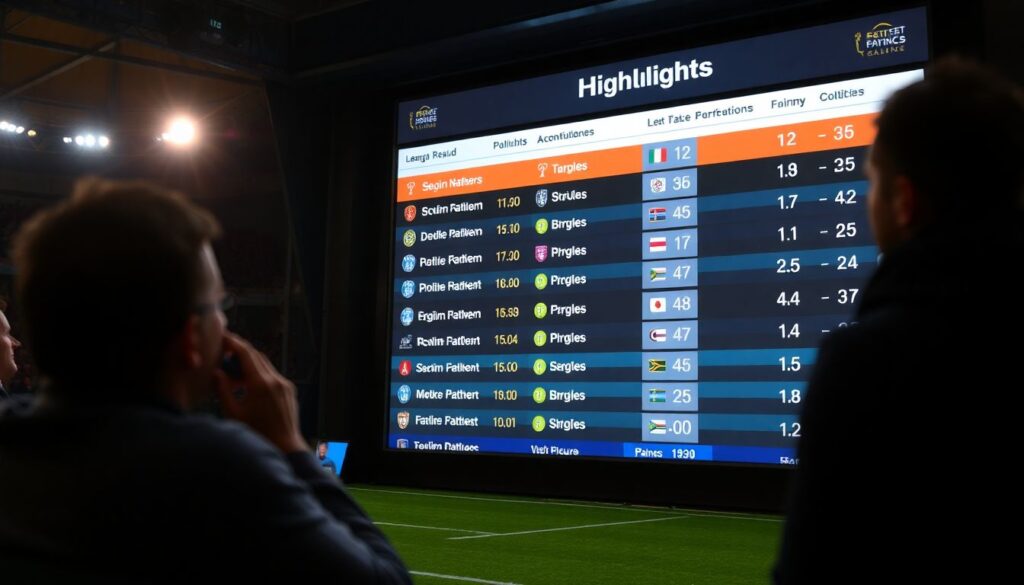 Промежуточные результаты в лиге после матча - иллюстрация