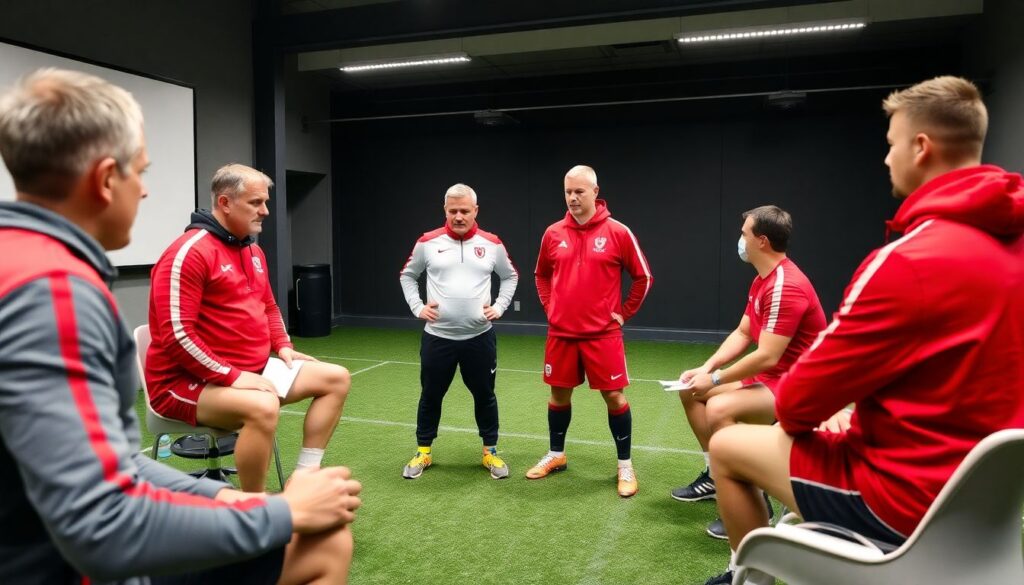 Формирование команды на будущие матчи - иллюстрация