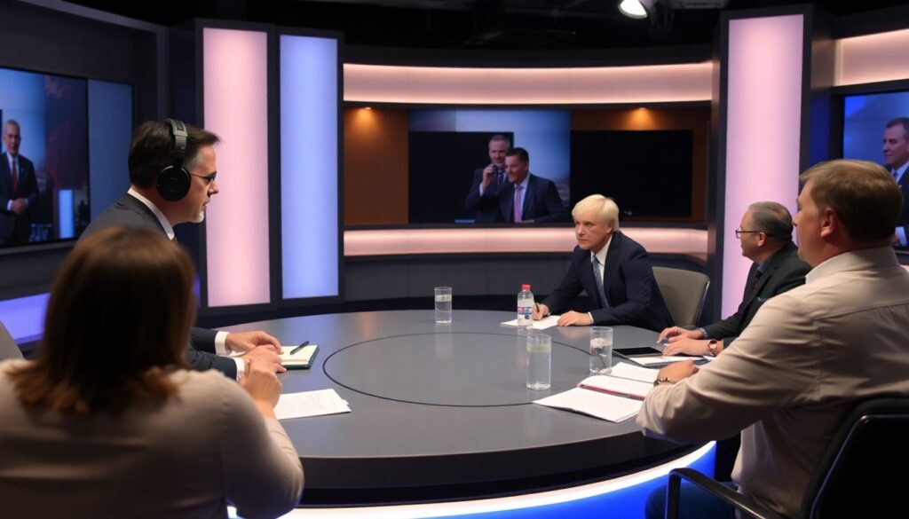 Прямой эфир с комментариями экспертов по тактике - иллюстрация