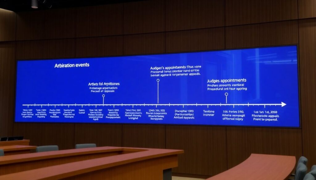 Хронология диспута и решений арбитров - иллюстрация