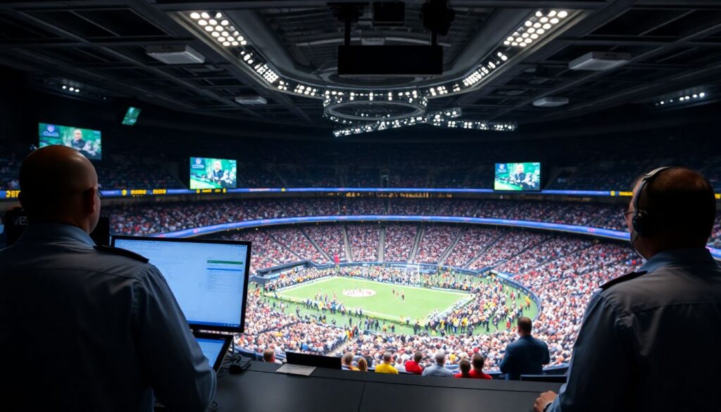 Гигиена и безопасность на стадионе во время матча - иллюстрация