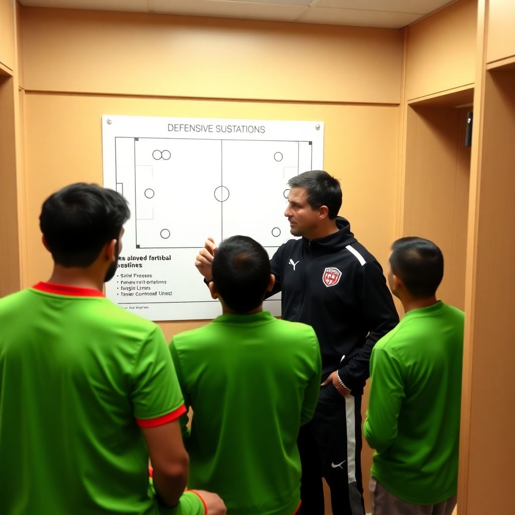 Замены и их влияние на координацию обороны в футболе