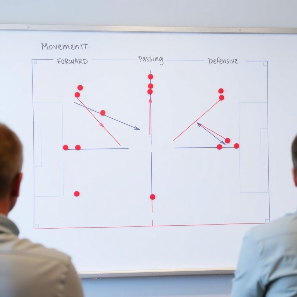 Аналитика по взаимодействию в тройке нападающих в современном футболе